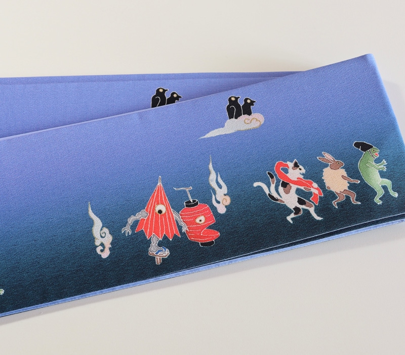 some-pri 半幅帯「妖怪たち」【受注生産品】 追加画像1
