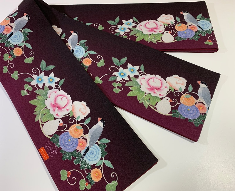 【即納品】some-pri 半幅帯「文鳥花飾り」エンジgd 追加画像1