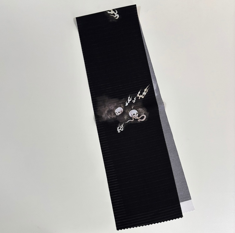 some-pri 絽半衿「野晒し」黒【即納品】 追加画像2