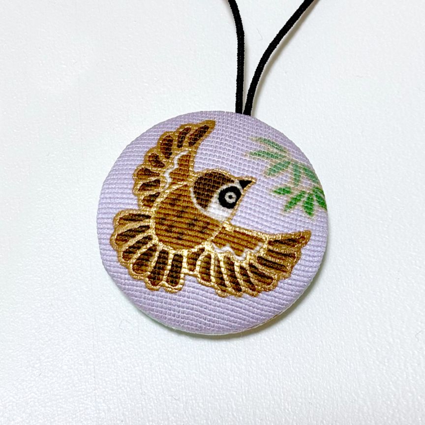 【2026年9月新色】some-pri ラッキーチャーム「ふくら雀」ライラック
