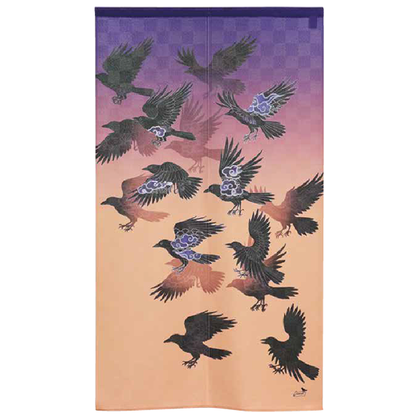 some-priのれん「雲八咫烏」