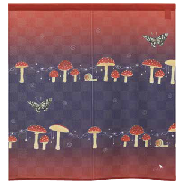 some-priのれん「ベニテングタケ」