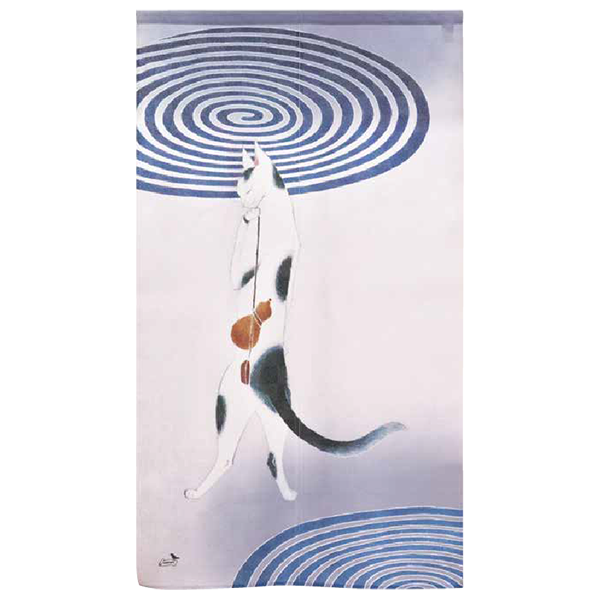 some-priのれん「渦巻きと猫又」