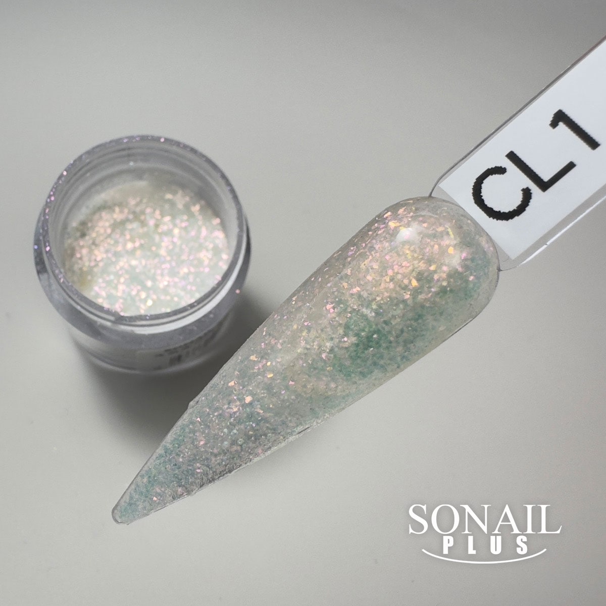 SONAIL * LUXURY ホログラム スカルプパウダー ペールピンクCL1