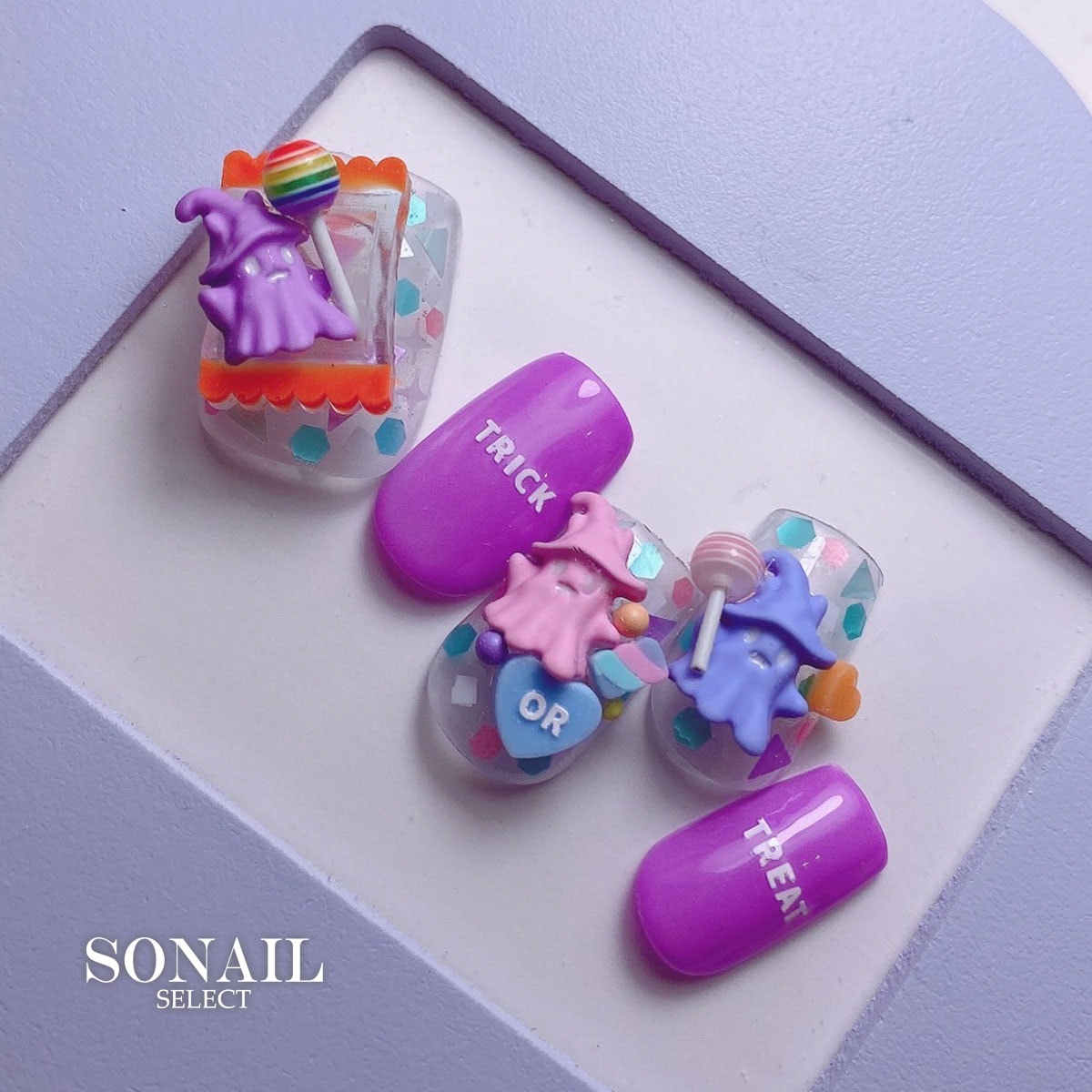 SONAIL カラフルポップおばけちゃん FY001837 | パーツ | SONAIL