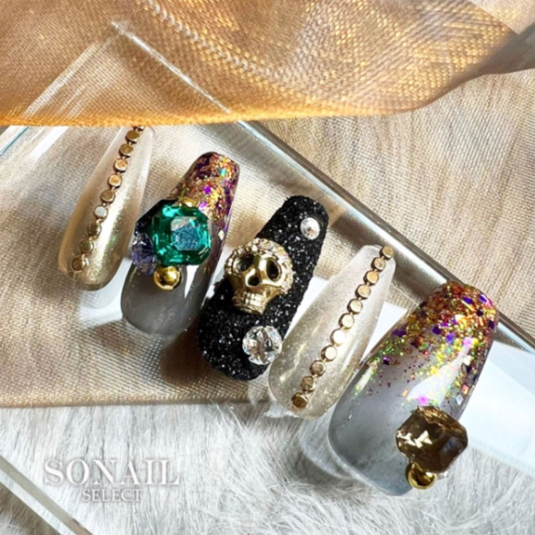 SONAIL ハロウィン 骸骨 Dセット FY001499 | パーツ,ハロウィン