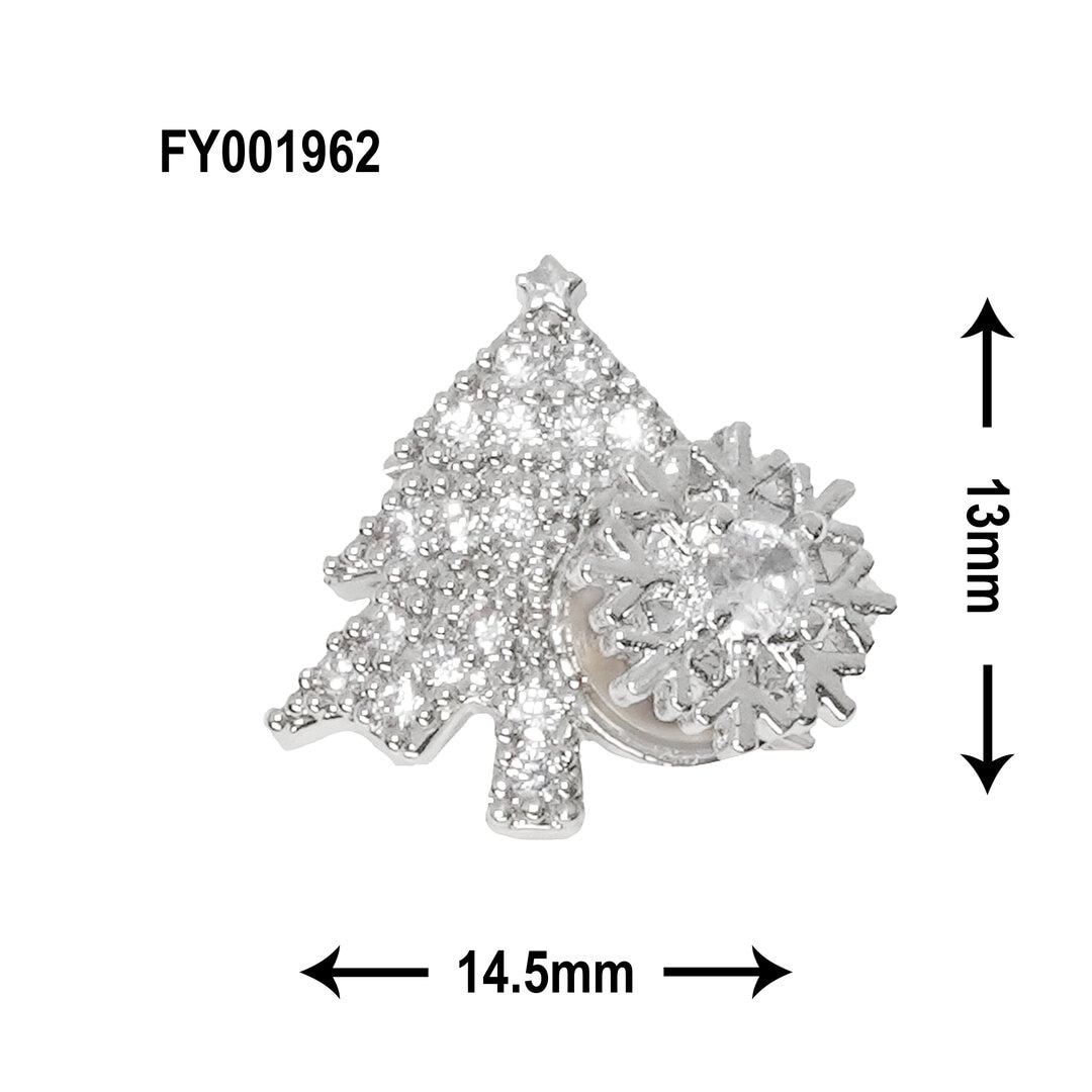 10/24「NO.2927✤じゃれ猫 クリスタル 雪の結晶 チャーム パーツ 10/24