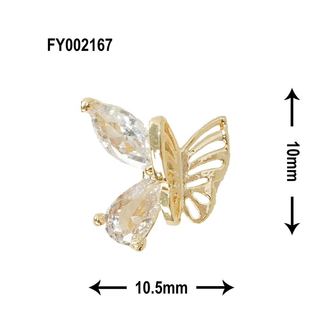 LOTバタフライ100ハンドメイド金黒