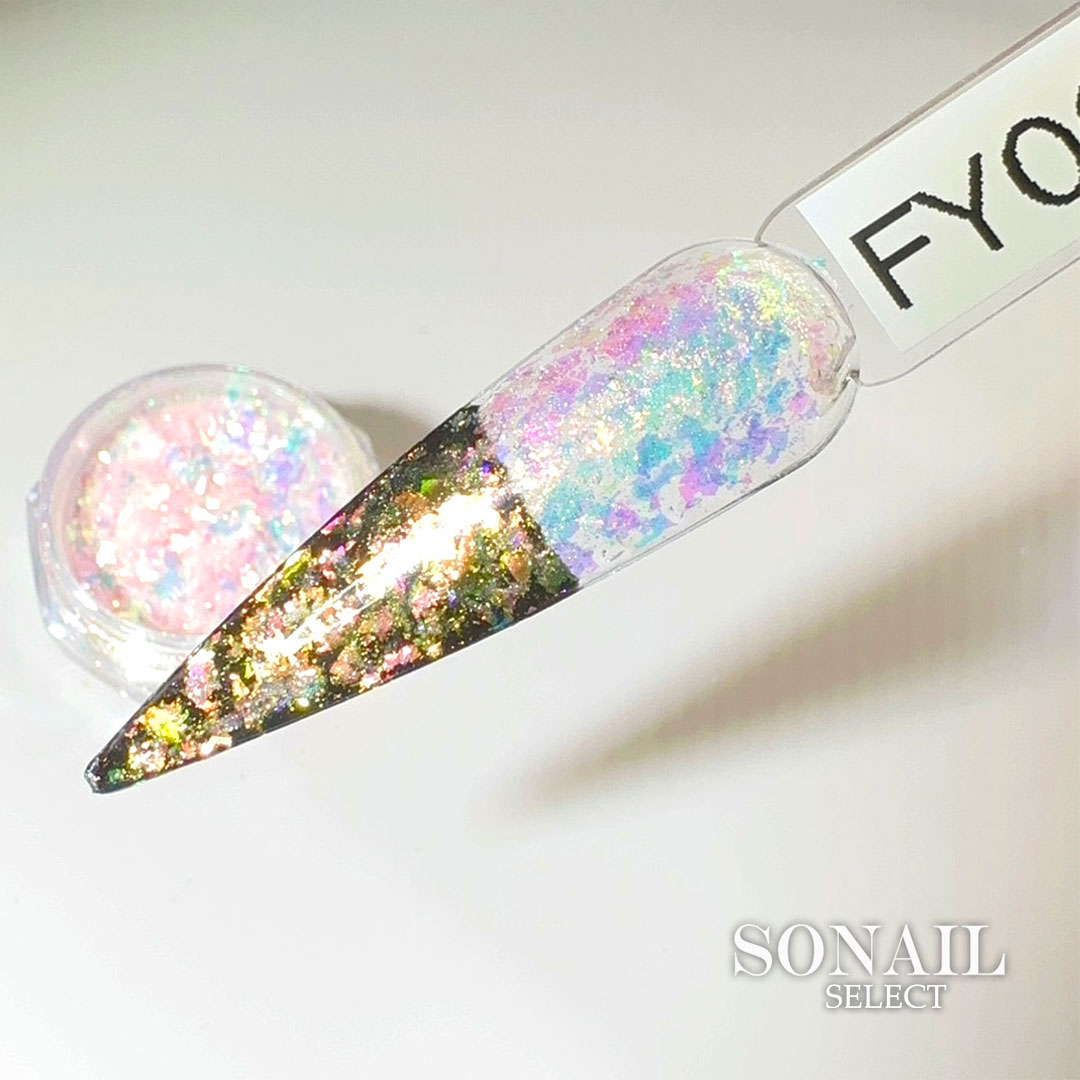 SONAIL オーロラフレーク ラベンダー／ブロンズグリーン FY001713