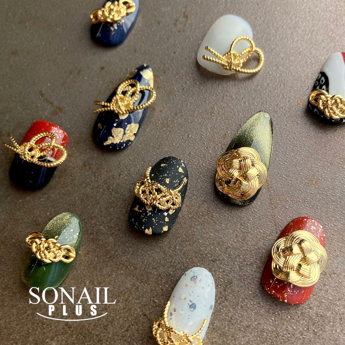 SONAIL*TSUMEKAE Mizuhiki Knot 雅 FY001978 | パーツ | SONAIL SELECT