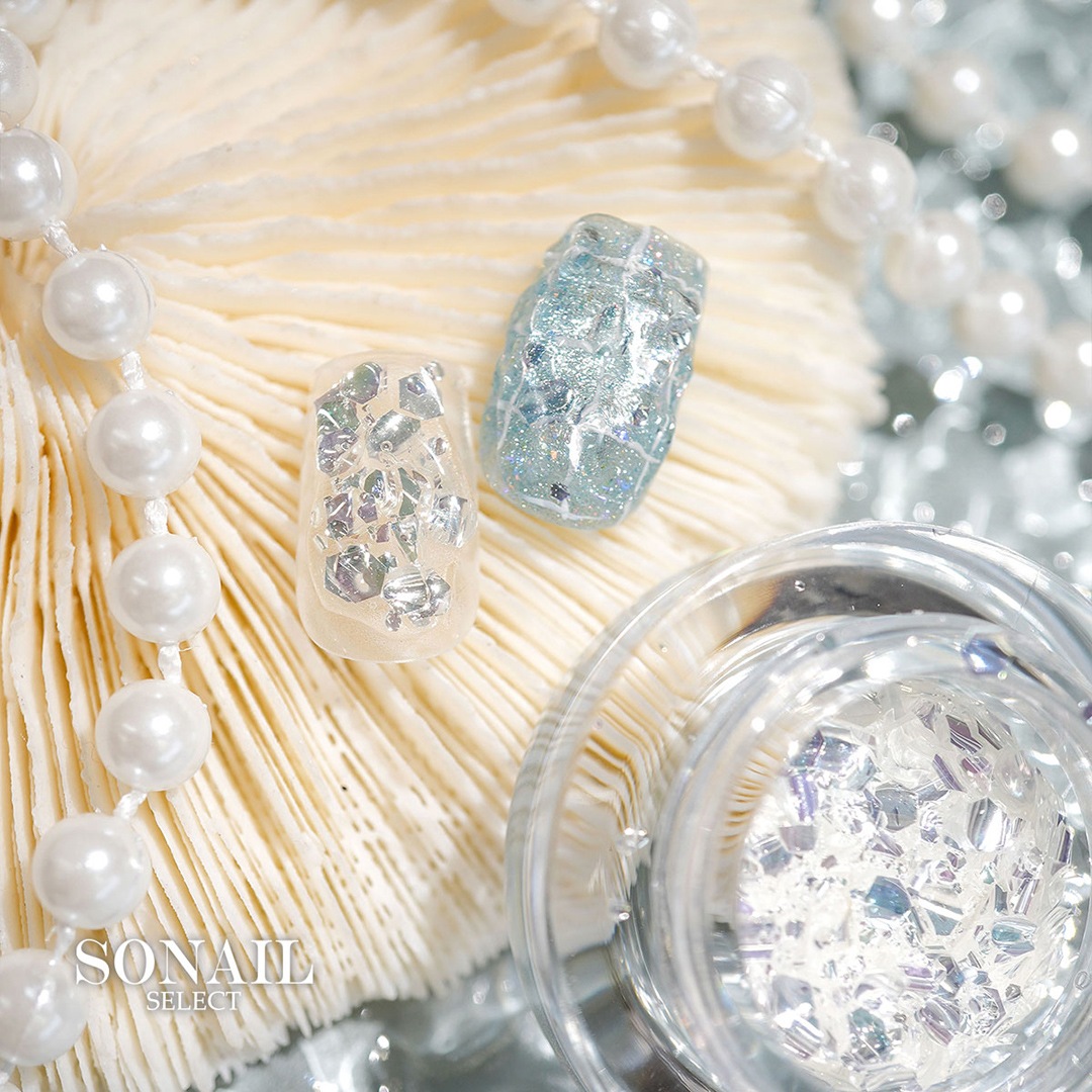 SONAIL*LapisRavi 極薄ホログリッター【jewel】シルバークリア