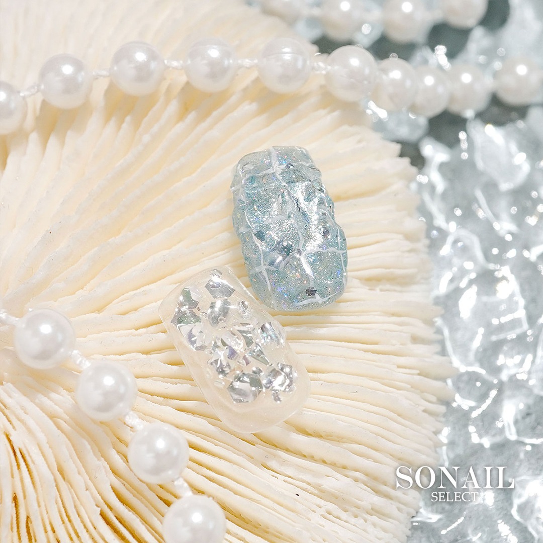 SONAIL*LapisRavi 極薄ホログリッター【jewel】シルバークリア