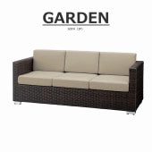 ��WEB�����ʡ�3P SOFA��GARDEN��BROWN����103-80574��