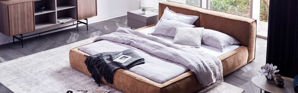 生地ｵｰﾀﾞｰ可】OLIVIA （オリビア）クィーンベッド | BED ROOM