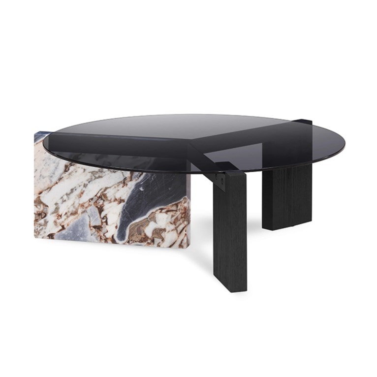 展示品■songdream■ロヴィーゴ■ガラス■天然石■オーク■リビングテーブル ROVIGO（ロヴィーゴ）リビングテーブル | LIVING,リビングテーブル