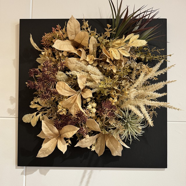 壁面用フェイクグリーン アンティーク仕上げ （391-104179