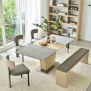 セラミック天板】ALETTA（アレッタ）エクステンションダイニング