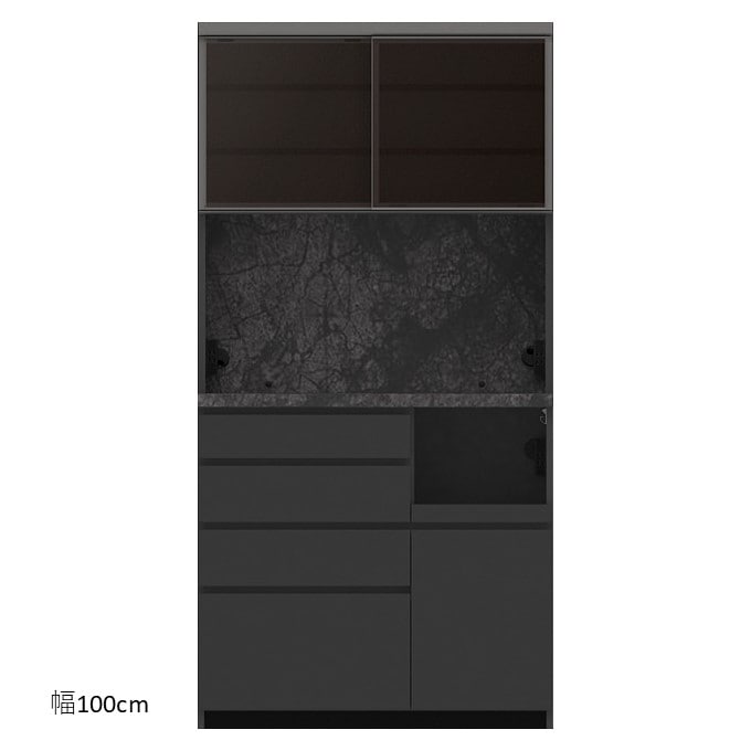 食器棚100 【WEB限定品248-101536-HBK】 | DINING,食器棚 | songdream