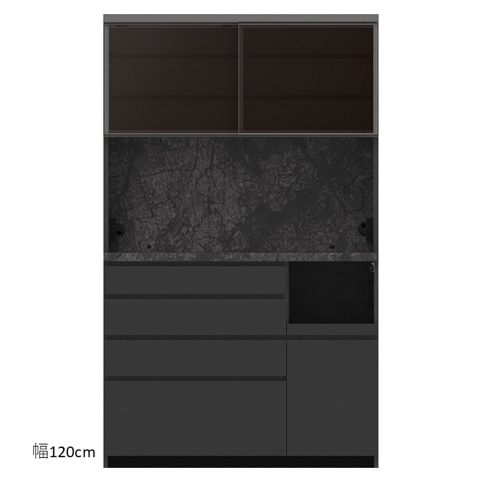 食器棚120 【WEB限定品248-101537-HBK】 | DINING,食器棚 | songdream