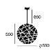PENDANT LAMP��330-60713-BK��