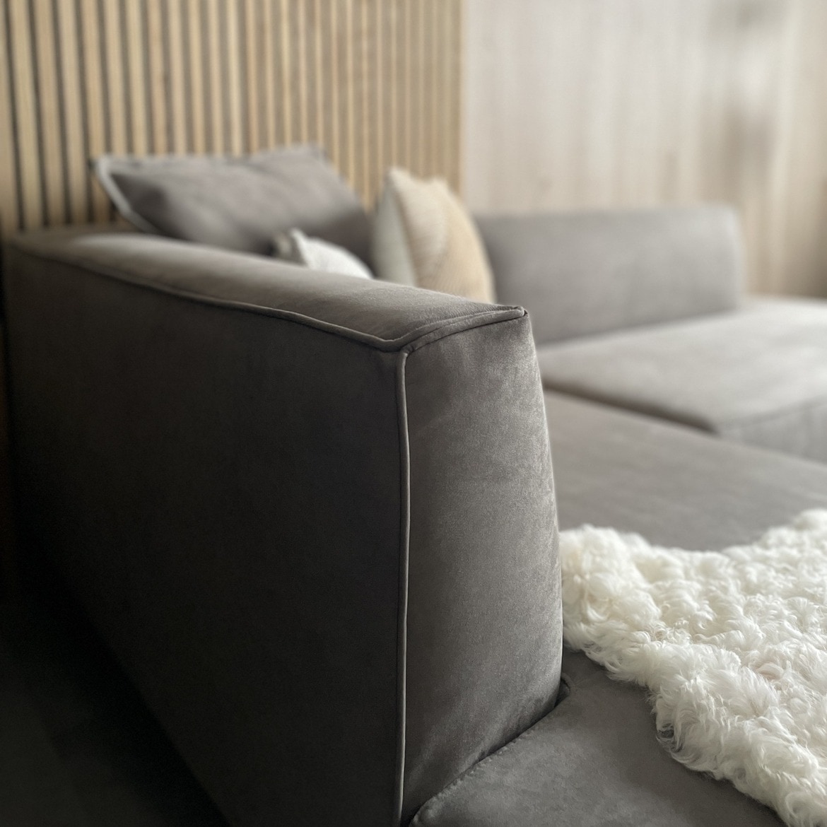 幅235】Lugo(ルーゴ) コーナーソファ_向かって左シェーズ L型 | LIVING