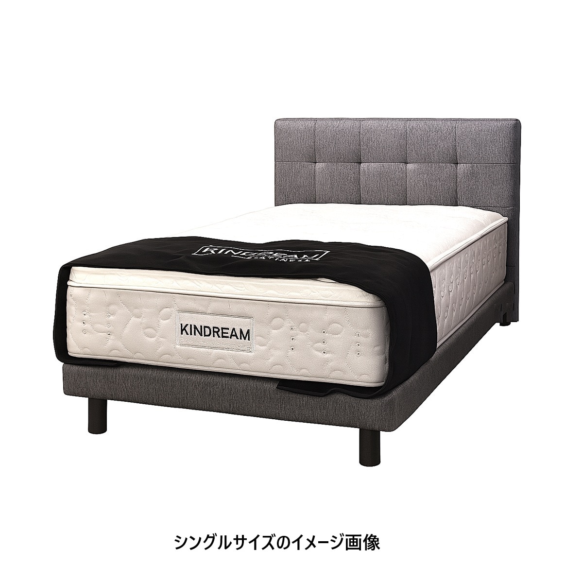 HOTEL STYLE COLLECTION】セミダブルベッドフレーム（ファブリック