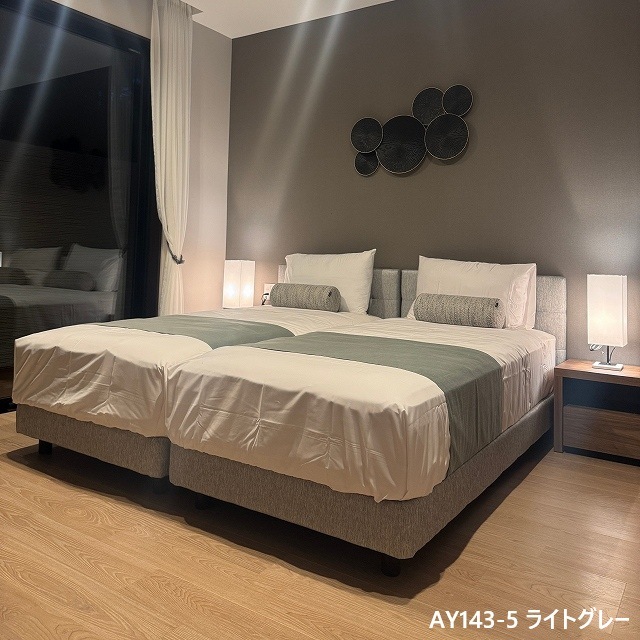 HOTEL STYLE COLLECTION】セミダブルベッドフレーム（ファブリック