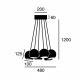 PENDANT LAMP330-59609-PG