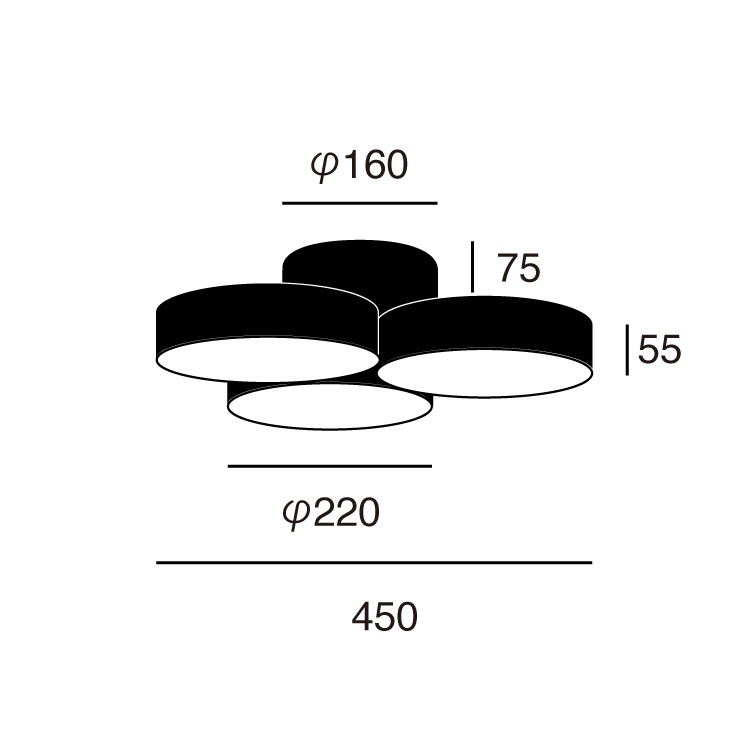 CEILING  LAMP330-79196-WH/LWˡ12