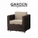 ��WEB�����ʡ�1P GARDEN SOFA��BROWN����103-65631��