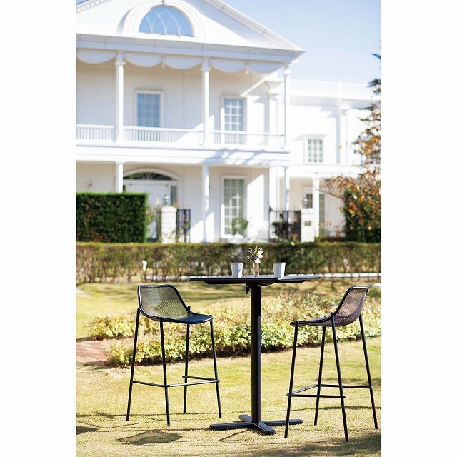 WEB限定品】ガーデン用ハイチェアー （229-99703-NB色