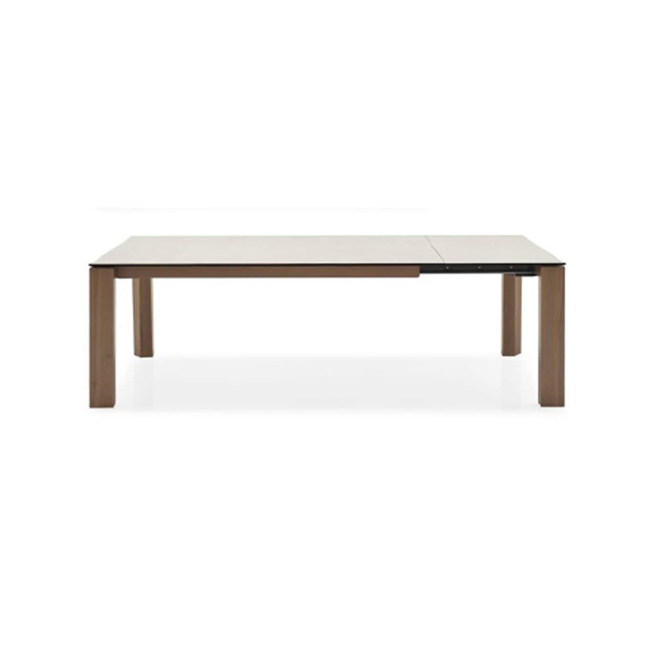 伸長式ダイニングテーブル160→220cm セラミックトップ 【WEB