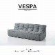 ����210cm��Vespa(��������)���ե� 3P������쥹