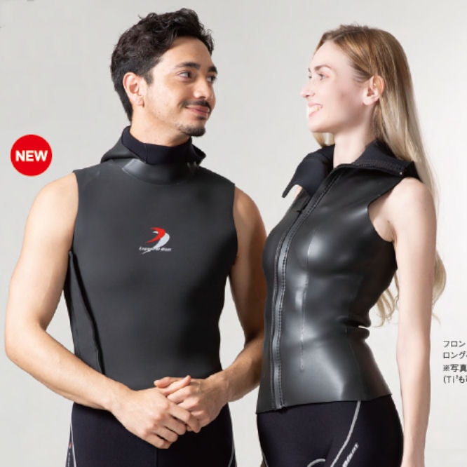 新品 Bism ビーイズム ウェットスーツ フードベスト 3mm サイズLLB