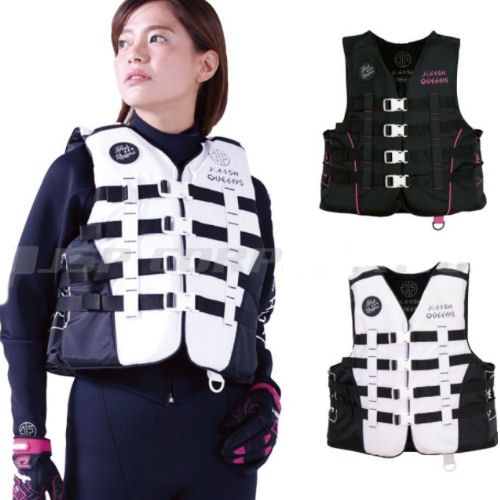 J-FISH(ジェイフィッシュ) QUEENS ライフベスト (ネイビー, M)