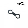 AQA/GULL(エーキューエー/ガル) 【KS-3901】 スノーケルパイプ止め ブラックラバー