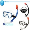 IKARIʥ SM-100Q ꥳ󥹥Ρ󥰥ޥå SILICON SNORKEL AND MASK SET Ρ륻å 2å