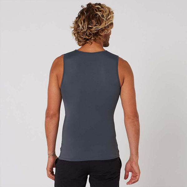OCEAN��EARTH�ʥ�������󥢥�ɥ������� ��֥����� �Хåɥ٥��� MENS RIB GUARD PADDED VEST CHACOAL