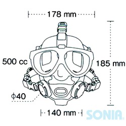 GULLʥ GM-1584C/GM-1582C ޥƥեե ꥳ ޥ MANTIS FULLFACE ӥ ֥å ꥢ