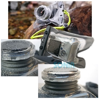 AQUAPAC�ʥ������ѥå��� AQP-428 �������դ�����顦�������ʥ��⡼��� IPX8 �����륰�졼��167mm�߲�110mm�ߤޤ���30mm
