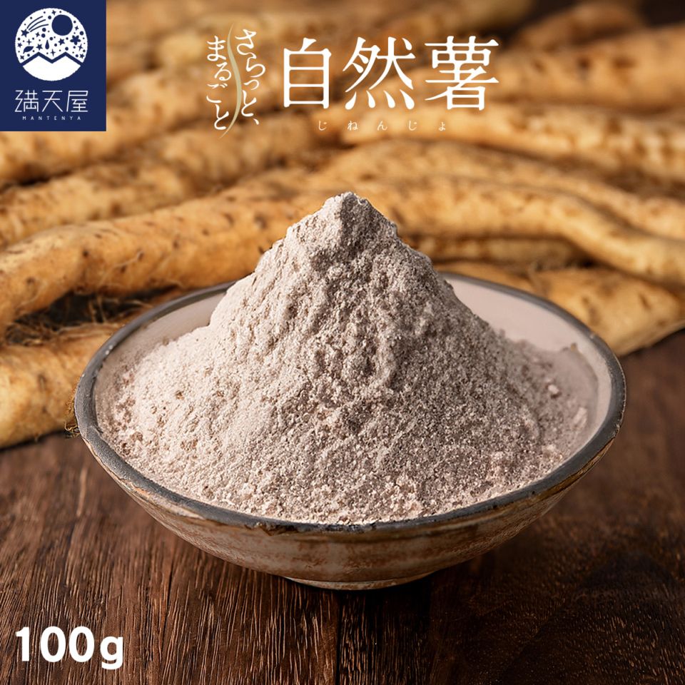 さらっとまるごと自然薯 ～ 国産 じねんじょパウダー～ 100g 送料無料