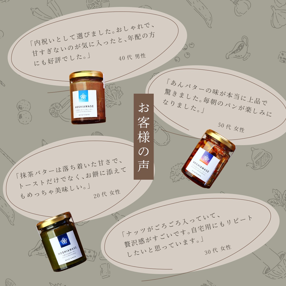 HOSHIAWASE �ۤ����碌 ���եȥ��åȡ� �̳�ƻ��Ʀ�Ĥ֤���Х����������μ�����ϥˡ��ʥåġ����Ա�������Х����θ������ץ�åɵͤ��碌 �ˡ㥮�ե������������б���