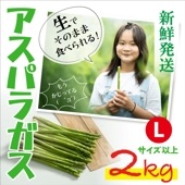 ※予約商品【あま旨!】朝採れ 産直 夏 アスパラガス 長崎・東彼杵産 2kg (Lサイズ以上) 根っこまで甘くてジューシー【専用カッター付】クール便（冷蔵）/ 6月上旬頃より順次発送