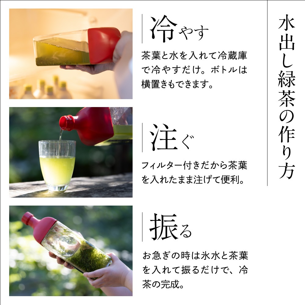 長崎そのぎ茶 500ml そのぎ茶 ティーバッグ＋長崎和三盆そのぎ茶カステラ＋水出し
