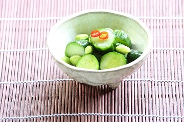 国産枝豆ときゅうりの浅漬 | 定番漬物 | 大阪泉州 水なすの漬物の通販