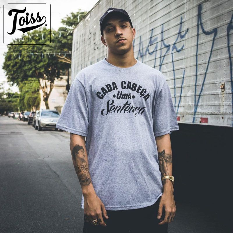 ネイマールブランド【TOISS】スラングTシャツ グレー ネイマール愛用ブランド】TOISS スラングTシャツ グレー|TOISS