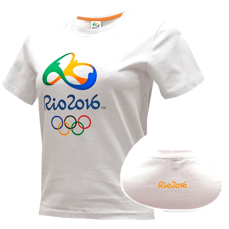 リオオリンピック公式レディースTシャツ【エンブレムデザイン】女性用 