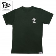 【TOISS】Tシャツ 【ネイマール愛用ブランド】Tロゴ| ダークグリーン