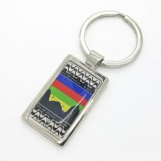 コパカバーナとリオの風景デザインキーホルダー【高品質】Brasil |箱入り
