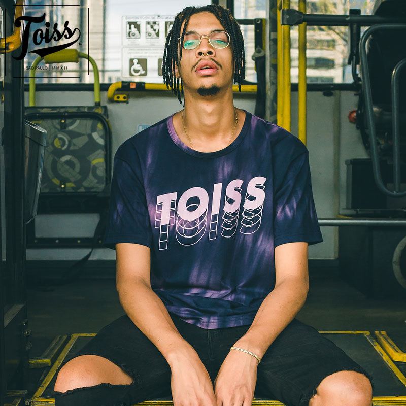 ネイマールブランド【TOISS】タイダイTシャツ TOISS】タイダイTシャツ【ネイマール愛用ブランド】トイスロゴ